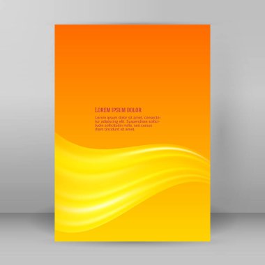 Modern renkli akış posteri. Gökkuşağı rengindeki dalga sıvısı arka planı yansıtır. Tasarım projen için sanat tasarımı. Vektör illüstrasyonu EPS10 veya kitapçık düzeni, sağlık broşürü, haber bülteni