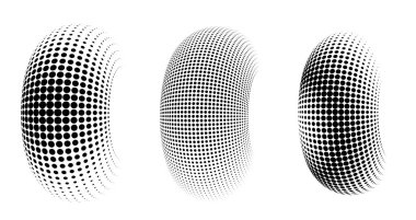 Tasarım ögeleri sembolü. Beyaz arkaplanda Düzenlenebilir Yarım Tonlu nokta kare desen. Vektör illüstrasyonunda siyah rastgele noktalar var. Yarım ton daire dokusu kullanarak kenarlık simgesini yuvarla