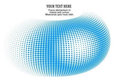 Tasarım ögeleri sembolü. Beyaz arkaplanda Düzenlenebilir Yarım Tonlu nokta kare desen. Vektör illüstrasyonunda siyah rastgele noktalar var. Yarım ton daire dokusu kullanarak kenarlık simgesini yuvarla