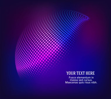 Soyut arka plan reklam broşürü tasarım unsurları. Fütürist stil parıltılı neon disko kulübü, zarif uçucular için gece partisi. Düzen sayfası bültenleri için EPS 10 vektör illüstrasyonu, dikey afiş