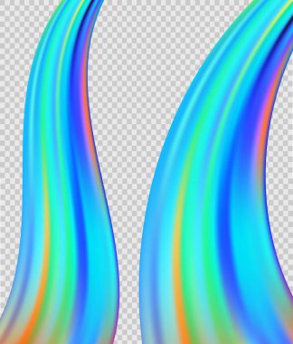 Modern renkli akış posteri. Gökkuşağı rengindeki dalga sıvısı arka planı yansıtır. Tasarım projen için sanat tasarımı. Vektör illüstrasyonu EPS10 veya kitapçık düzeni, sağlık broşürü, haber bülteni