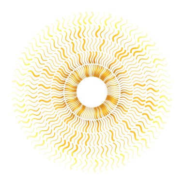 Yazın altın sarısı arka planda güneş ışığı patlaması. Mesajın için sıcak bir yer. Tasarım sunumu, broşür tasarım sayfası, kapak kitabı veya dergi için vektör illüstrasyonu EPS 10