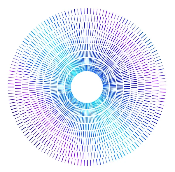 Symbole Des Éléments Conception Modèle Cercle Cadre Demi Teinte Couleur — Image vectorielle