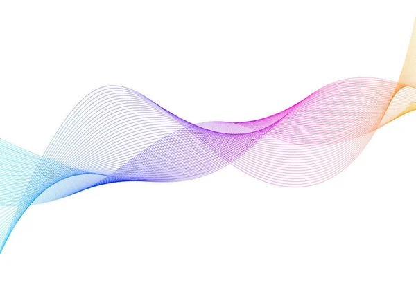 Eléments Design Vague Nombreuses Lignes Violettes Cercle Anneau Rayures Verticales — Image vectorielle