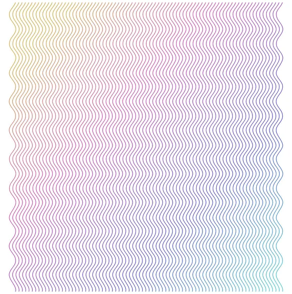 柔らかい虹色 線形の背景 デザイン要素 政治的路線 ギロッシュ 銀行券 外交官や証明書テンプレートの保護層 ベクターイラスト Eps — ストックベクタ