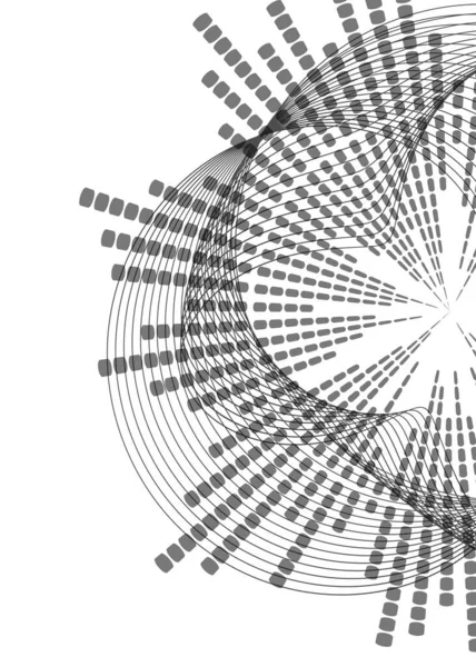 Grijze Equalizer Geïsoleerd Witte Achtergrond Vector Illustratie Hartslagmuziekspeler Geluidsgolf Logo — Stockvector