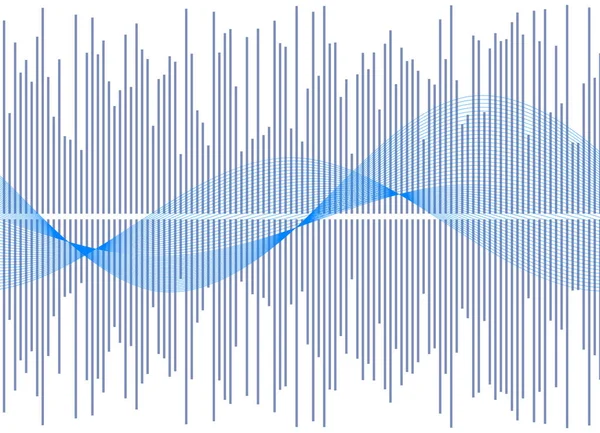 Equalizzatore Colore Isolato Sfondo Bianco Illustrazione Vettoriale Riproduttore Musica Pulsata — Vettoriale Stock