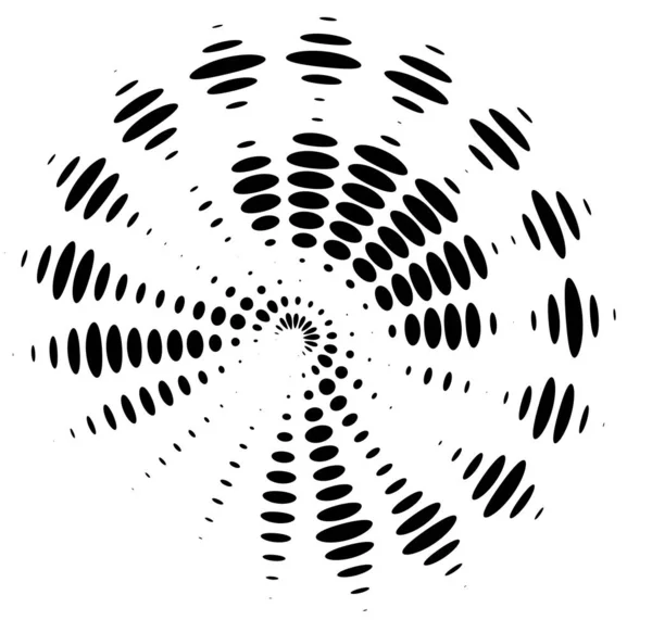 Design Element Symbol Redigerbar Färg Halvton Ram Punkt Cirkel Mönster — Stock vektor