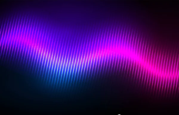 色の音楽イコライザー 音の波抽象 異なる喜びのイベントのための紫の背景 — ストックベクタ