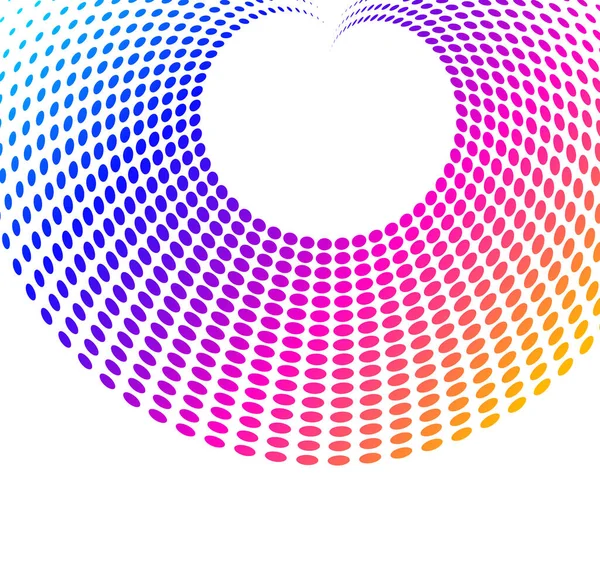 Design Elementen Symbool Bewerkbare Kleur Halftoon Frame Dot Cirkel Patroon — Stockvector