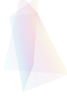 Tasarım elemanı kıvrımlı keskin köşeler birçok çizgi sallıyor. Beyaz arka planda soyut dikey kırık çizgiler izole edildi. Yaratıcı satır sanatı