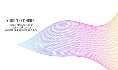 Siyah ve renk çizgileri element çemberli modern geometrik arkaplan. Grafiksel resim şablonu pürüzsüz desen. İş broşürü, pankart tasarımı ve reklam broşürü için soyut vektör ilüstrasyonu 10 puan.