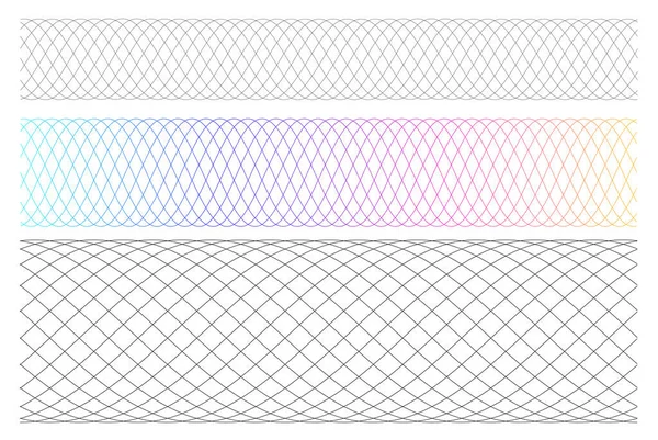 Modern Geometrisk Bakgrund Med Svart Och Färg Linjer Element Cirkel — Stock vektor