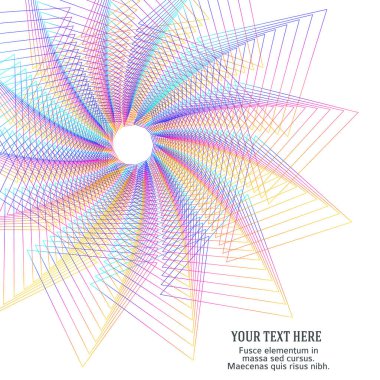 Soyut zarif çiçek logosu tasarımı. Evrensel yaratıcı prim sembolü. Zarif mücevher işareti. Sağlık ve SPA fikir ikonu butik, güzellik salonu, rahatlama masajı, otel, tatil beldesi Vector EPS