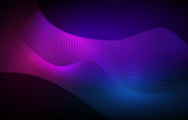 Soyut arka plan reklam broşürü tasarım unsurları. Fütürist stil parıltılı neon disko kulübü, zarif uçucular için gece partisi. Düzen sayfası bültenleri için EPS 10 vektör illüstrasyonu, dikey afiş