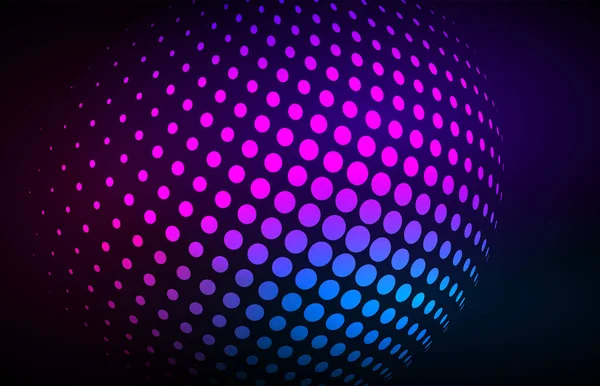 Abstrakter Hintergrund Werbebroschüre Gestaltungselemente Futuristischer Stil Glühen Neon Disco Club — Stockvektor