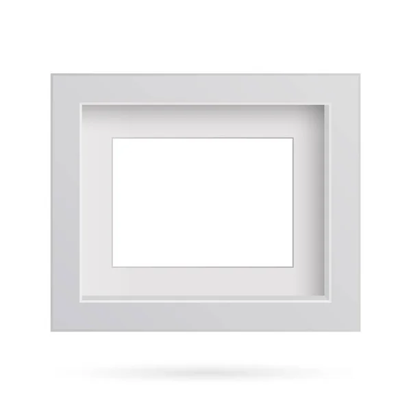 Set Presentazioni Quadrate Con Cornice Con Ombra Sfondo Trasparente Banner — Vettoriale Stock