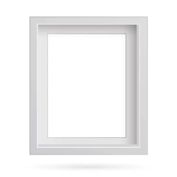 Presentation Set Square Picture Frame Design Shadow Transparent Background Board — Stock Vector