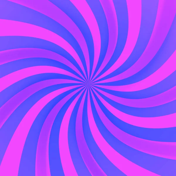 Fond Abstrait Perspective Lumineuse Avec Des Lignes Torsion Rose Bleu — Image vectorielle