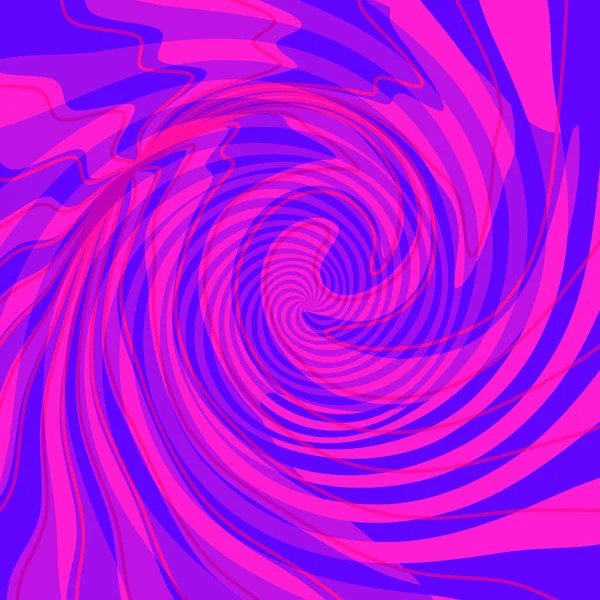 Fondo Espiral Abstracto Brillante Perspectiva Resplandor Con Líneas Giro Rosadas — Archivo Imágenes Vectoriales