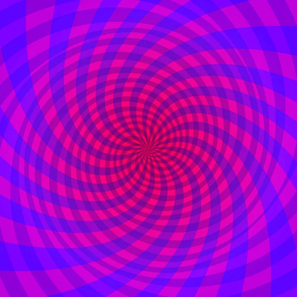 Abstrakt Spiral Bakgrund Ljusa Glöd Perspektiv Med Belysning Blå Rosa — Stock vektor