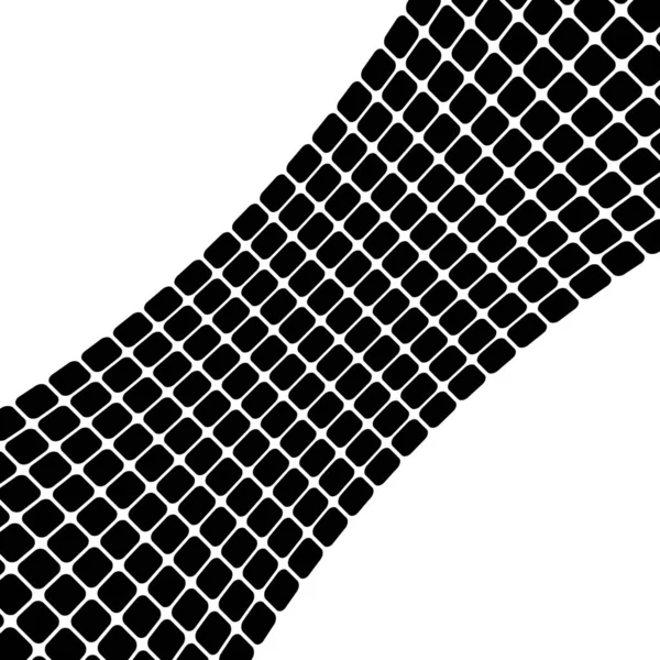 Moderno Geométrico Preto Fundo Branco Com Quadrados Pixel Elemento Design — Vetor de Stock