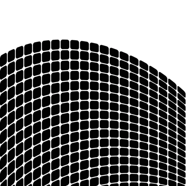 Modern Geometric Black White Background Squares Pixel Design Element Gorgeous — Stock Vector