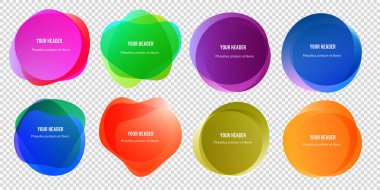 Soyut bulanık şekiller renk değişimini etkiler yumuşak geçiş, arkaplan sunumu tema ürünleri için doku, vektör illüstrasyon eps10