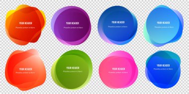 Soyut bulanık şekiller renk değişimini etkiler yumuşak geçiş, arkaplan sunumu tema ürünleri için doku, vektör illüstrasyon eps10