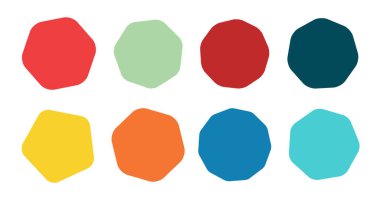 Bir dizi vektör yıldız patlaması, güneş patlaması rozetleri. Koleksiyon mavisi farklı bir renk. Basit stil Vintage etiketleri. Tasarım elemanları. Renkli çıkartmalar. Renk ve tiplerin vektör illüstrasyonu E10 simgesi