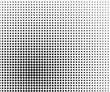 Tasarım ögeleri sembolü. Beyaz arkaplanda düzenlenebilir renk yarım ton çerçeve nokta çember deseni. Vektör illüstrasyonunda siyah rastgele noktalar var. Yarım ton çember noktası metni kullanarak kenarlık simgesini yuvarla