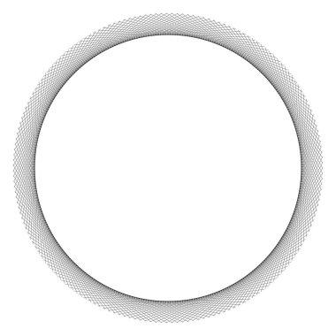 Tasarım elemanları. Bir sürü siyah çizgi çemberi dalgası. Beyaz arka planda soyut dalgalı çizgiler izole edildi. Vektör illüstrasyon EPS 10. Harmanlama Aracı kullanılarak oluşturulan çizgilerle renkli dalgalar