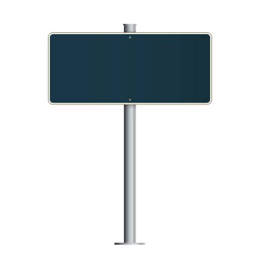 Reklam panosu afişi izole edilmiş temiz bir arka planda duruyor. Tasarımcılar için boş büyük tahta şehir şablonu tasarla. Vektör illüstrasyon EPS 10. Reklam tanıtımı sunumu