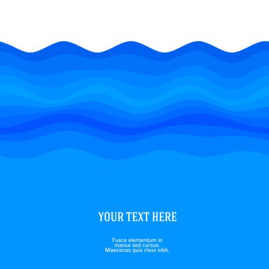 Taze doğal tema, mavinin Taze Su arka planı. Elementler kusursuz dalga tasarımı yapar. Başlık ön etiketi meshedge altında sayfanın arkaplan kaplaması için soyut dalgalı. Vektör illüstrasyonu E10