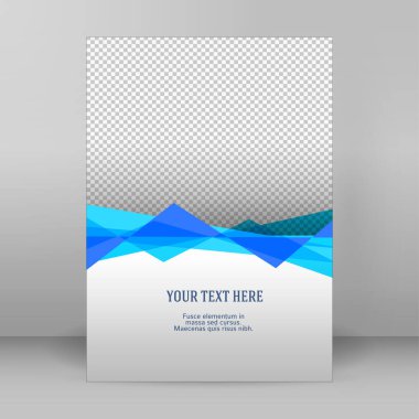 Tasarım elemanları iş sunum şablonu. dikey web pankartları, şeffaf arkaplan üzerinde boş. Vektör illüstrasyonu EPS10 zarif el ilanı, broşür düzeni, sağlık broşürü, bülten