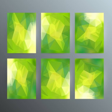 Modern üçgen geometrik güzel arka plan. Broşür düzeni için üçgenlerin EPS 10 gradyan çokgen çizimi ile Origami tarzında Geometrik arkaplan, sunum şablonu