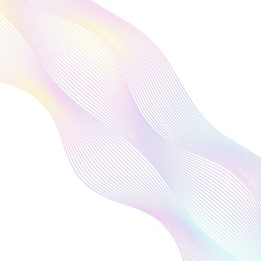 Yumuşak gökkuşağı rengi. Doğrusal arkaplan. Tasarım elemanları. Poligonal çizgiler. Guilloche. Banknotlar, diplomalar ve sertifikalar için koruyucu katman. Vektör illüstrasyonu EPS 10