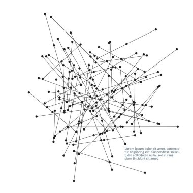 Kenar çizgileri ve tepe noktası olan kristal biçimlerden oluşan soyut çokgen resim. DNA ve nöronların molekül yapısında geometrik arkaplan. İş tasarımı için Vektör illüstrasyon EPS 10