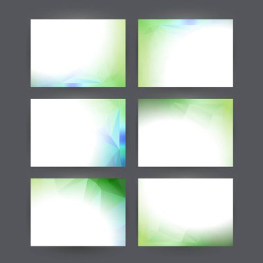 Tasarım elemanları sunum şablonu. At pankartlarını mor arka plan, fon ışığı efektini ayarlayın. Web düğmeleri şablonu, kartvizit düzeni, web sitesi ögesi için vektör illüstrasyonu EPS 10