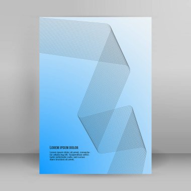 Mavi tıbbi geçmişi soyut olarak ayarla - konsept sağlık hizmetleri veya tıp teknolojisi. Vector Illustration EPS 10, Grafik Tasarım elemanları dikey afiş, el ilanı, sunum broşürü