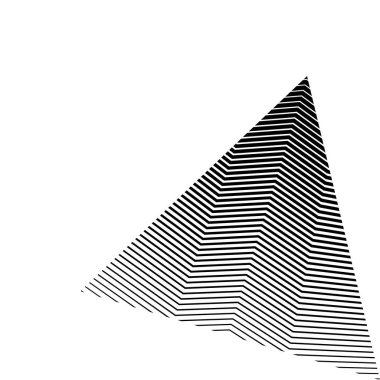 Beyaz siyah renk. Doğrusal arkaplan. Tasarım elemanları. Poligonal çizgiler. Banknotlar için koruyucu katman, sertifika şablonu. İnceden kalın EPS 10 'a farklı kalınlıklarda vektör vektör çizgileri