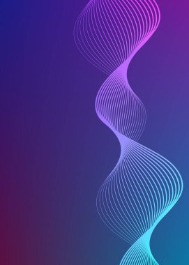 Çok amaçlı sunum için iş şablonları. Kolay düzenlenebilir EPS 10 düzeni. 4 tasarım broşürü A4 format reklamı, Kuzey Işıkları 'nın mor arka plan etkinlik broşürü üzerindeki neon etkisi