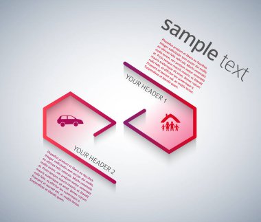 Tasarım elemanları döngü biçimi arka plan iş sunum şablonu. Grafik işlemleri için vektör illüstrasyon EPS 10 Şirketiniz, endüstri bilgisi, afişler, web sayfası düzeni, raporlama firması
