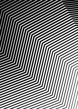 Tasarım elemanları. Virajlı keskin köşeler. Beyaz arka planda soyut dikey kırık çizgiler izole edildi. Yaratıcı grup sanatı. Vektör illüstrasyon EPS 10. Harman Aracı kullanılarak oluşturulan siyah çizgiler