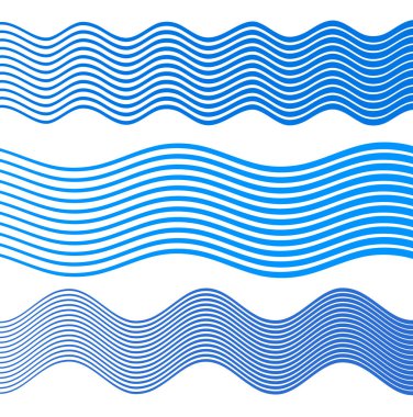 Taze doğal tema, mavinin Taze Su arka planı. Elementler kusursuz dalga tasarımı yapar. Soyut Dalgalı Vektör illüstrasyonu E- 10