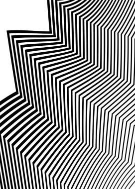 Doğrusal arkaplan. Tasarım elemanları. Poligonal çizgiler. Banknotlar için koruyucu katman, sertifika şablonu. İnceden kalın EPS 10 'a farklı kalınlıklarda vektör vektör çizgileri