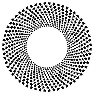 Tasarım ögeleri sembolü. Beyaz arkaplanda düzenlenebilir renk yarım ton çerçeve nokta çember deseni. Vektör illüstrasyonunda siyah rastgele noktalar var. Yarım ton çember noktalarını kullanarak kenarlık simgesini yuvarla textu