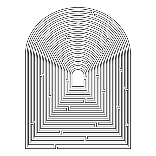 Soyut vektör arkaplan tasarım elementleri - labirent mozaik dokusu. Psikoloji, yaratıcı problem çözme, mantıksal düşünme, insan ilişkileri, anahtar deliği sembolüyle çember labirent oyunu.