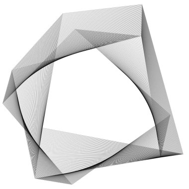 Tasarım elemanları. Bir sürü mor çizgi çemberi dalgası. Beyaz arka planda soyut dalgalı çizgiler izole edildi. Vektör illüstrasyon EPS 10. Harmanlama Aracı kullanılarak oluşturulan çizgilerle renkli dalgalar