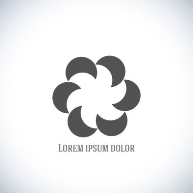 Dairesel tel çerçeve çokgen logo elemanı. Vector Illustration EPS10 dijital arkaplan posterleri evrensel yaratıcı premium logotype. Soyut çizgi vektör işareti. Promosyon ve iş için tasarım modeli